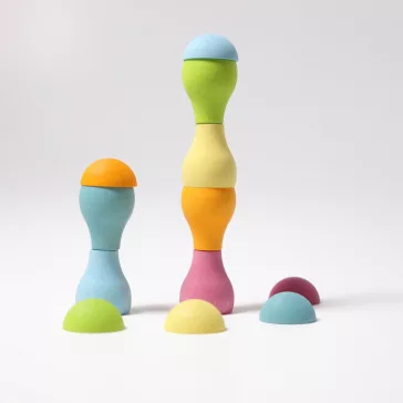 Grimm's pasztell szivárvány gomba figura