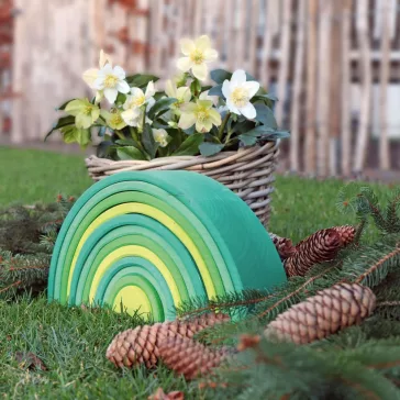   Grimm's nagy szivárvány építő Forestgreen - Greenopia