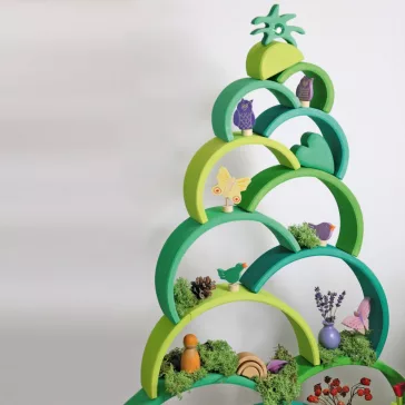   Grimm's nagy szivárvány építő Forestgreen - Greenopia