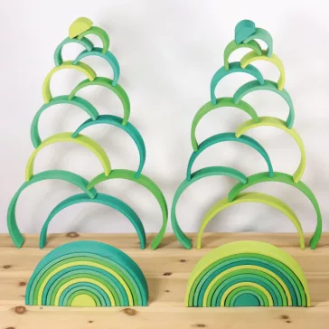   Grimm's nagy szivárvány építő Forestgreen - Greenopia