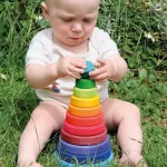 Grimm's nagy montessori szivárvány torony