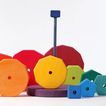 Grimm's geometrikus óriás montesszori toronyépítő