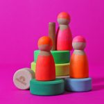 Grimm's neon barátok - fababák pink