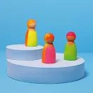 Grimm's neon barátok - fababák vegyes színek Grimm's neon barátok - fababák vegyes színek