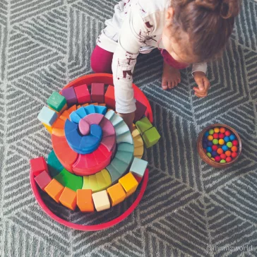 Grimm's lépegető színes spirál