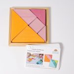 Grimm's tangram - pink-narancs