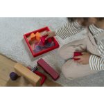 Grimm's fa építő szett - Piros