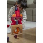 Grimm's fa építő szett - Piros