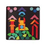 Grimm's mágneses fa kirakó, háromszög, négyszög, kör