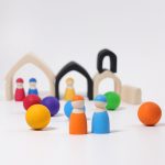 Grimm's monokrom házak, fa építő