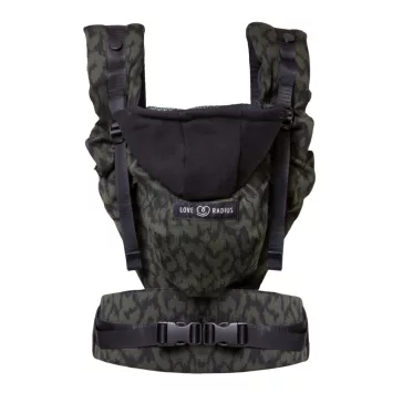 LoveRadius Hoodie 2 csatos babahordozó - Wild Camo