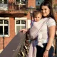 Hoppediz ultrakönnyű nyári kendő - Hamburg flieder - Hordozókendő méret 4,6 m