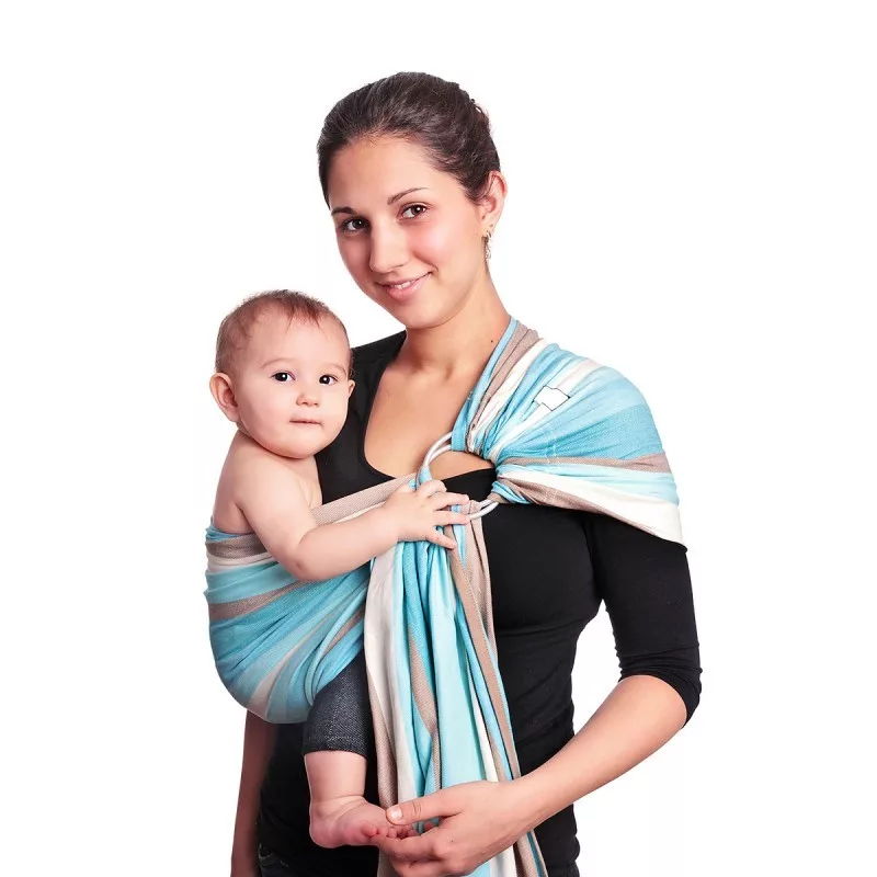 Hoppediz Écharpe de portage Ring-Sling (bio) - Rose - - 75.99 Hoppediz Écharpe de portage Ring-Sling (bio) - Rose - - 75.99