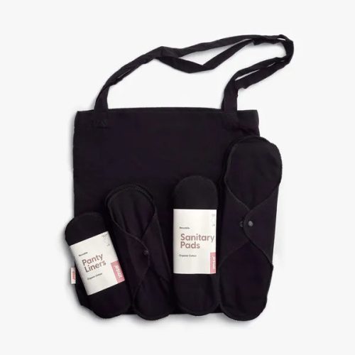 Imse mosható női betét kezdő szett - Black