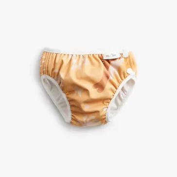 ImseVimse úszópelenka fodros yellow whale - Méret XL