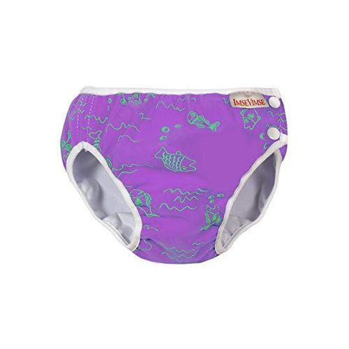 ImseVimse úszópelenka, lila halas - Méret M