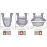 Kölcsönözd ki! - Manduca Twist félcsatos kendős babahordozó újszülött kortól