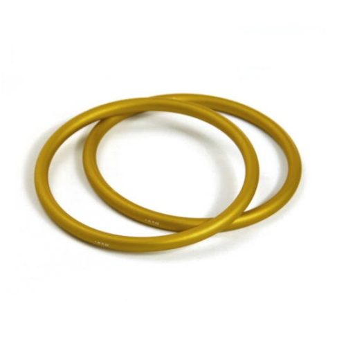 Karikák hordozókendőhöz, 87 mm, 1 pár - Szín arany