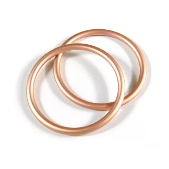 Karikák hordozókendőhöz, 87 mm, 1 pár - Szín rosé-gold Karikák hordozókendőhöz, 87 mm, 1 pár - Szín rosé-gold