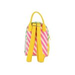 Cipzáros uzsonnás táska/hátizsák, Candy Stripe