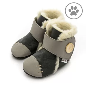 Liliputi puhatalpú paws csizma - Metal - Méret L