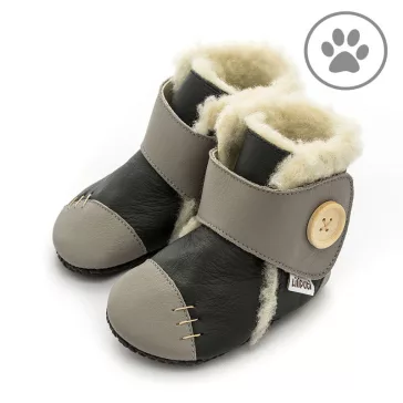 Liliputi puhatalpú paws csizma - Metal - Méret M