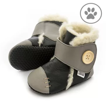 Liliputi puhatalpú paws csizma - Metal - Méret M