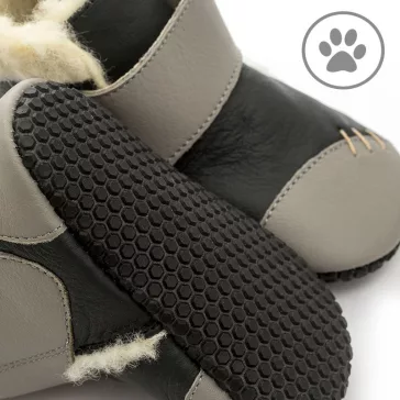 Liliputi puhatalpú paws csizma - Metal - Méret M