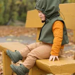 Liliputi hordozós csizma - Forest Green - Méret M-L