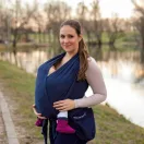 Liliputi rugalmas babahordozó kendő - zsálya Liliputi rugalmas babahordozó kendő - zsálya