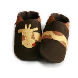 Liliputi puhatalpú cipő - Brown giraffe - Méret L