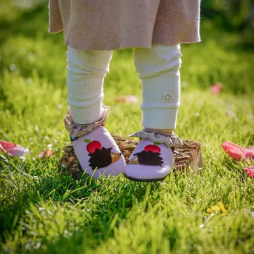 Liliputi Puhatalpú cipő Paws Lila süni - Méret XXL