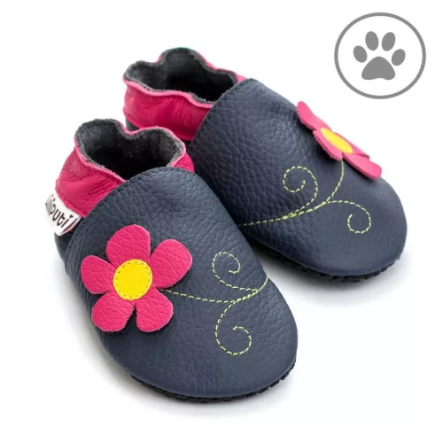 LiliputiŽ Puhatalpú cipő Paws  Spring Flower - Méret M