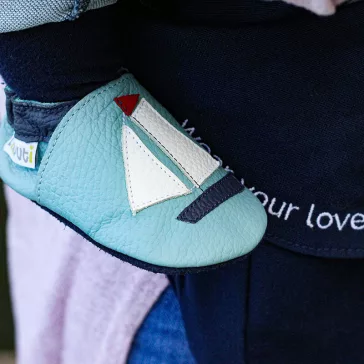Liliputi puhatalpú cipő - Sailboat - Méret S