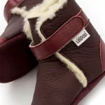 Liliputi puhatalpú csizma - Burgundy - Méret XL