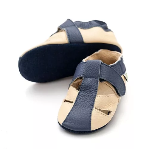 Liliputi puhatalpú szandál - Atacama beige - L