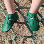 Liliputi puhatalpú szandál PAWS - Croco - Méret L