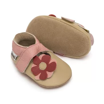 Liliputi puhatalpú szandál - Desert Rose - Méret M