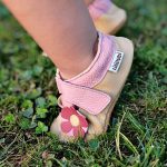 Liliputi puhatalpú szandál - Desert Rose - Méret S