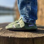 Liliputi puhatalpú szandál PAWS - Pistachio- Méret L