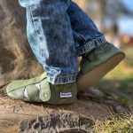 Liliputi puhatalpú szandál PAWS - Pistachio- Méret L