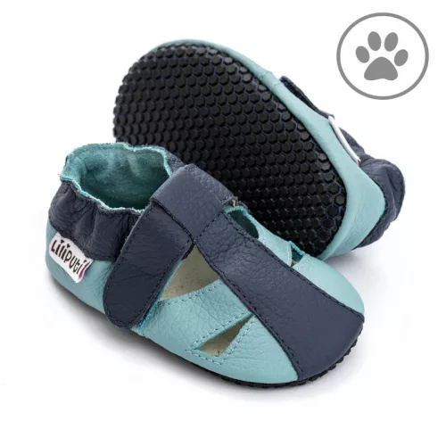 Liliputi puhatalpú szandál PAWS - Sky