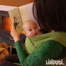 Liliputi rugalmas babahordozó kendő - Apple Green