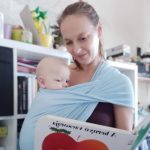 Liliputi rugalmas babahordozó kendő - Cloud