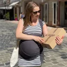 Liliputi rugalmas babahordozó kendő - Graphit Liliputi rugalmas babahordozó kendő - Graphit