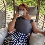 Liliputi rugalmas babahordozó kendő - Graphit