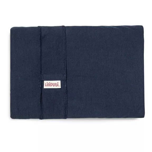 Liliputi rugalmas babahordozó kendő - pink label - navy Liliputi rugalmas babahordozó kendő - pink label - navy