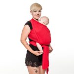 Liliputi rugalmas babahordozó kendő - Red carmin