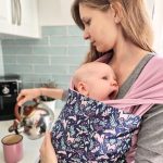 Liliputi rugalmas babahordozó kendő - Unicorn