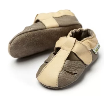 Liliputi puhatalpú szandál - Atacama Grey - Méret M